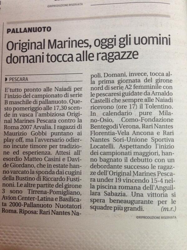 pescarapn's tweet photo. Da "Il Centro" http://t.co/OJGLYKLUnl
