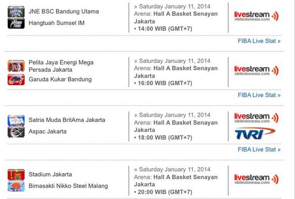 Jadwal opening #SpeedyNBL seri II Jakarta hari ini, BIG MATCH @SMBritAma vs @ASPAC_JAKARTA live on <a href="/TVRINasional/">TVRI Nasional</a>!!