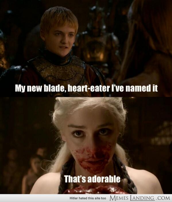 ElliottGraham29's tweet photo. Lol #GameOfThrones http://t.co/E4o7oPECGk