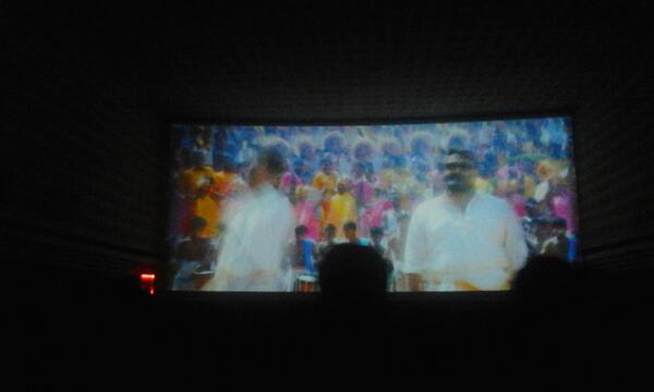 DurgaTamil's tweet photo. jilla movie in theatre on 10.01.2014 (2.45 pm) ( http://t.co/Lq251LGjRR