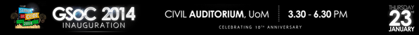 GSoC 2014 Inauguration - 23rd Jan at UoM digit.lk/event/gsoc-201… #lka @razmik89 <a href="/NisansaDdS/">Nisansa de Silva</a> @rami_desh <a href="/FrankWarnakula/">Frank Warnakula</a>