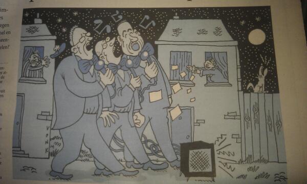 Wae zien die men....