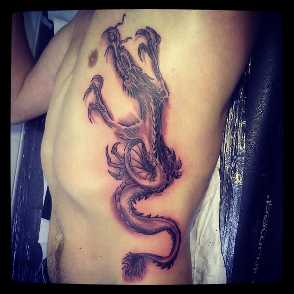 EasternTattoo's tweet photo. #dragontattoo http://t.co/GbAGmtP0sR