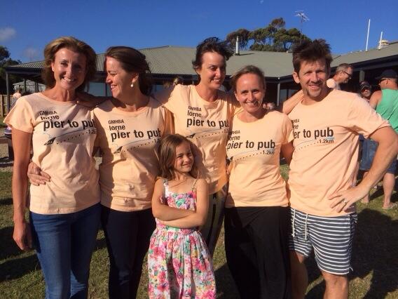 Great result from the old girls and jnr at #piertopub14. Now on to drinks and dinner!