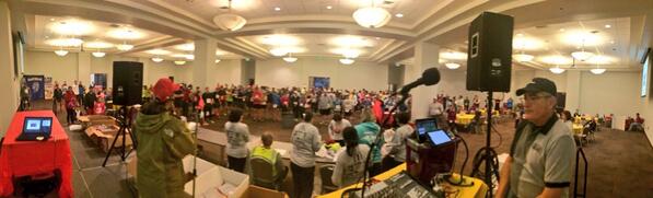 WBRCtraffic's tweet image. What a crowd here@the @RMHCAlabama Red Shoe Run!! Race is delayed so its still not too late to signup for 5k or 10m!