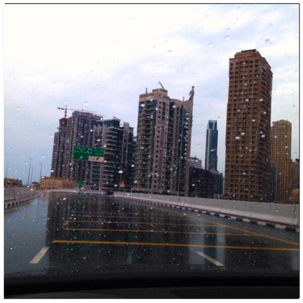 أمطار الخير في دبي الآن .. الإمارات #دبي