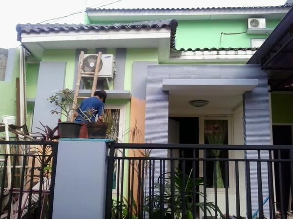 Rumahnya jadi bagus deeh tinggal tamannya diubah