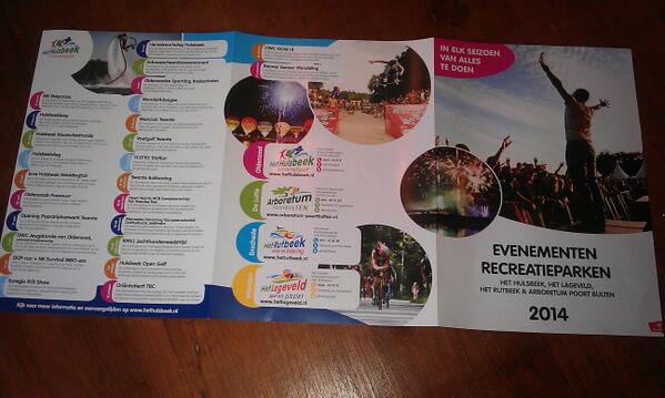 Nieuwe evenementen folder 2014 recreatieparken Regio #Twente klaar.  <a href="/regio_twente/">Regio Twente</a> <a href="/HetLageveld/">Het Lageveld</a> <a href="/hetrutbeek/">Het Rutbeek</a>
