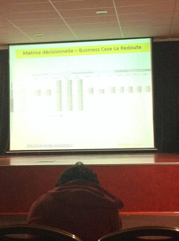 La matrice décisionnelle - business case La Redoute  #digitalday3