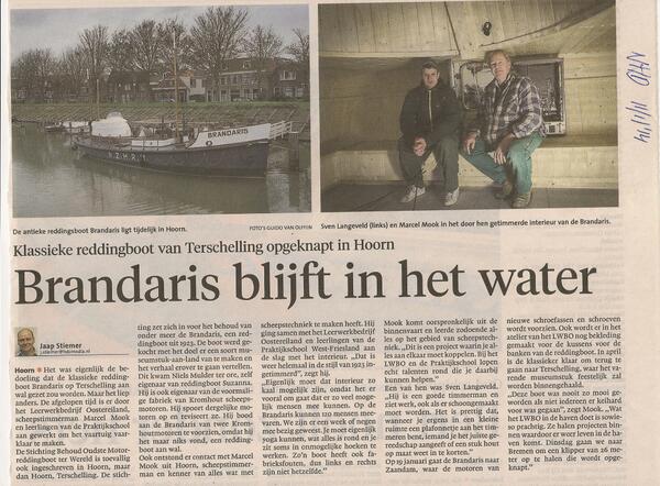 LWBOHoorn's tweet photo. Mooi artikel in #NHD over project waar #LWBO #Hoorn in participeert http://t.co/TeKg5wy6F3