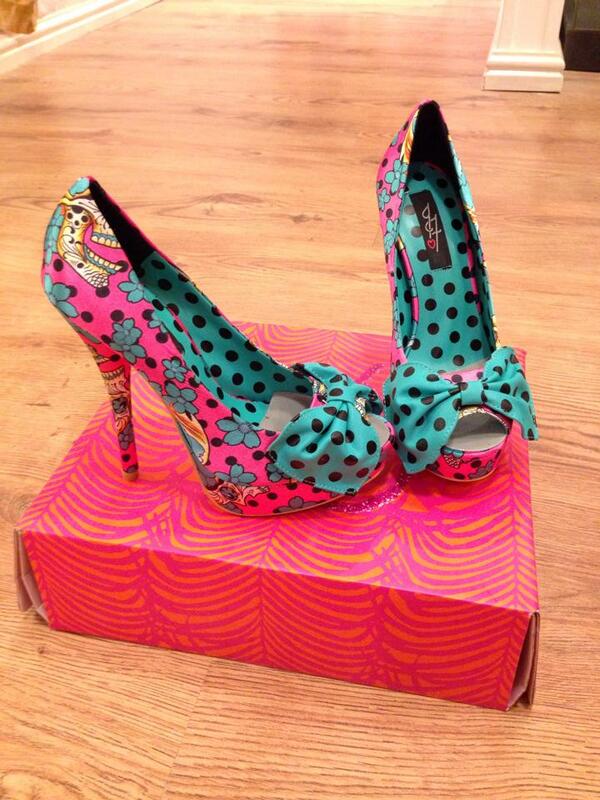 pussygalore365's tweet photo. #ironfist pink shoes now reduced to £45.00. #gorgeous#edgy#colourful#pretty#bow#unique#stylish http://t.co/XzzpweFVcn