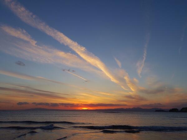 鎌倉の夕焼け