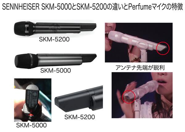 Kaz I Next 粒 Sennheiserかー ざっくり100万ぐらいかな Abrams Itsuto Perfumeのマイクがskm 50ではなくskm 5000である決定的違いを発見した まず間違いなく5000の方だな Prfm Http T Co Esn0ddb47g