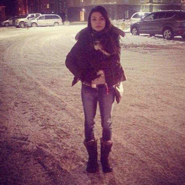 Snow! :-P ⛄️☁️❄️