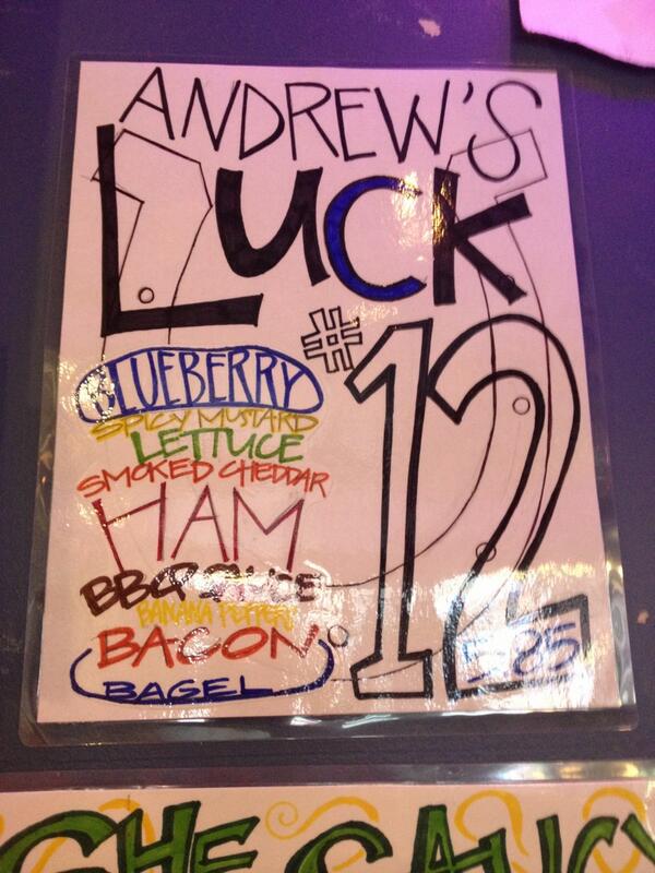 Come get it!!!  GO HORSE. #bagellove