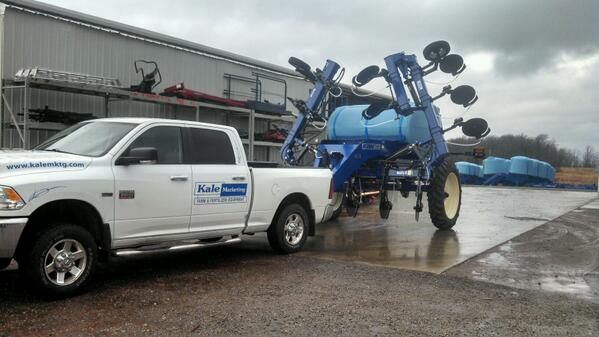 KaleMarketing's tweet photo. AT 3000 heading to Ft Wayne farm show. Come check us out. #blujet http://t.co/9UajCSTqmk