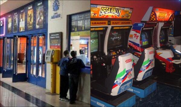 Cartapena's tweet photo. Un minuto de silencio por el Sega Park y los cines del Eroski. Eso sí que eran buenos tiempos, joder... http://t.co/KT6GppFasl