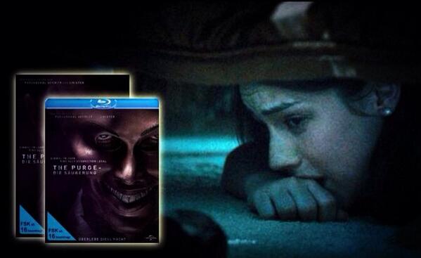 SurviveTheNight's tweet photo. #ThePurge is targeting your home! RT if you grabbed a copy of #ThePurge! Now Available In Stores! http://t.co/C6qTNv9sAa