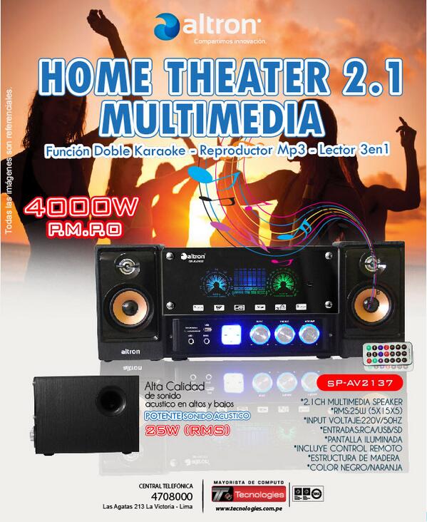 AltronTab's tweet image. DISFRUTE DE UN SONIDO DE AUDIO ESPECTACULAR...