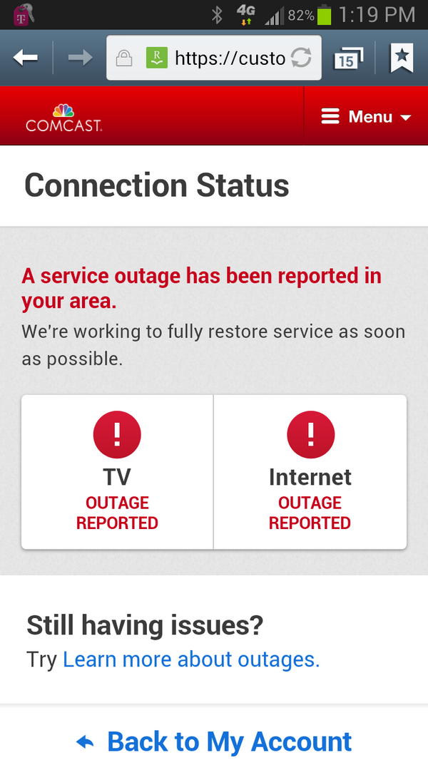 ianmck206's tweet photo. Bad day for #Comcast
..go Hawks http://t.co/8tsurTN7WP
