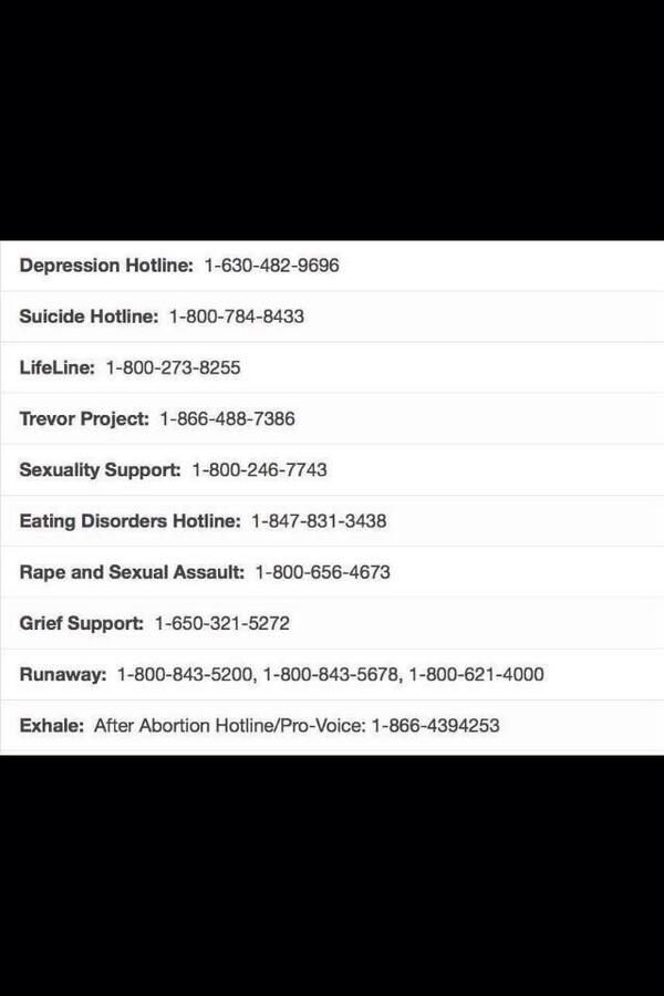 stand4selfharm's tweet image. helpful numbers -@lets_stop_here