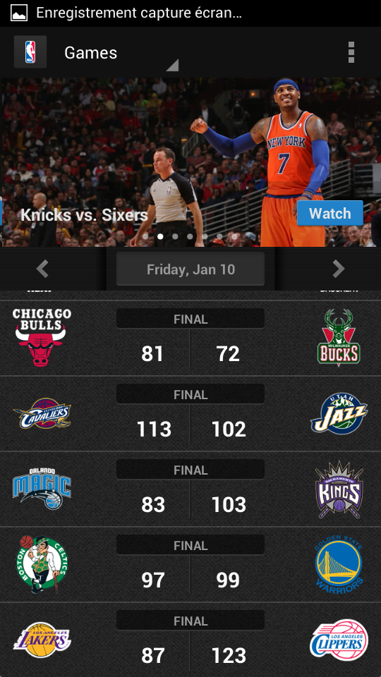ResultatsNBAfr's tweet photo. Résultats d'hier : http://t.co/LxWMeHqLcz