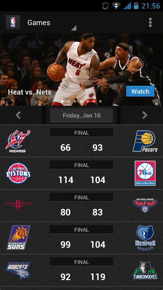 ResultatsNBAfr's tweet photo. Résultats d'hier : http://t.co/747I14qc7v