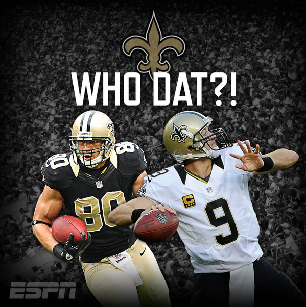 RETWEET if you think the Saints will march on.