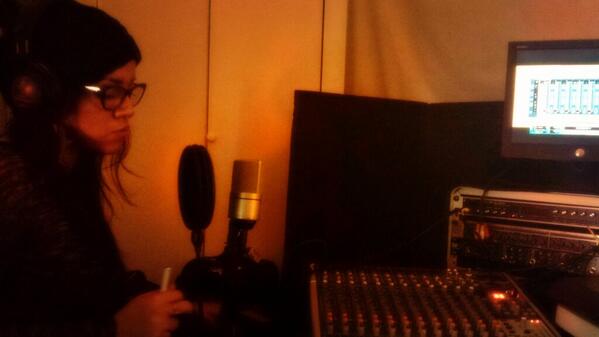 LocaVibes's tweet image. @BrujaRebel in studio recording promos &amp;amp; jingles for @LocaVibes #Radio #Podcast Show for #MayLaunch. #Locascomingsoon