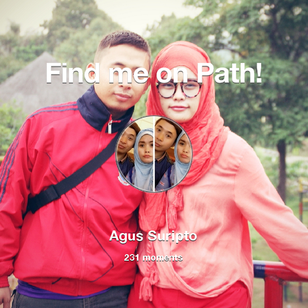 bainvandelz's tweet photo. I've shared 231 memories with my friends on #Path - see them now at http://t.co/96GgpxRenh! #thepersonalnetwork http://t.co/S4C37rJpfx