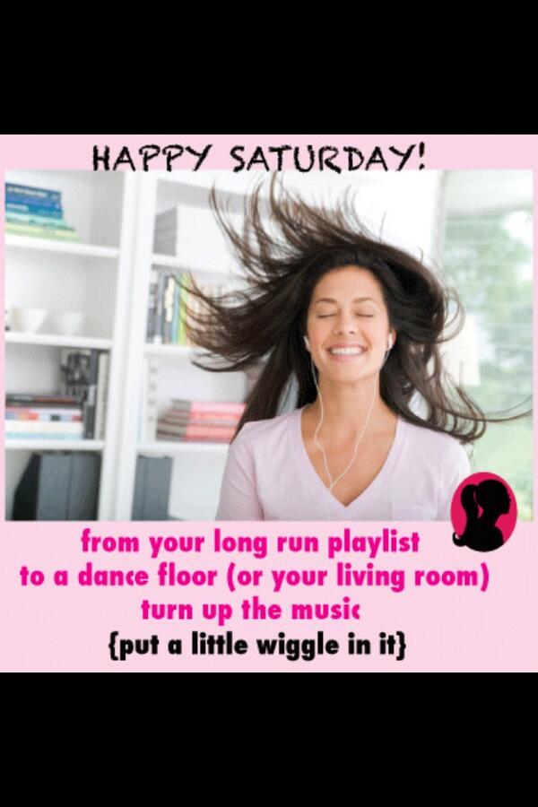 Saturdays are made for dancing!  #weekend #dancingqueen #runningbeauty