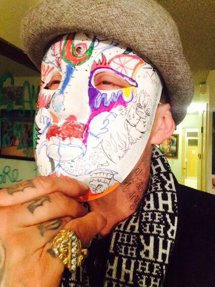 MrChrisRene's tweet photo. My Ryan Rene &amp; I ~ Mask Makers ~ Artified #Awesomeness #Gratisfaction #LoveLifeChrisRene #2014#Satisfactory http://t.co/jcBnb4DhbT