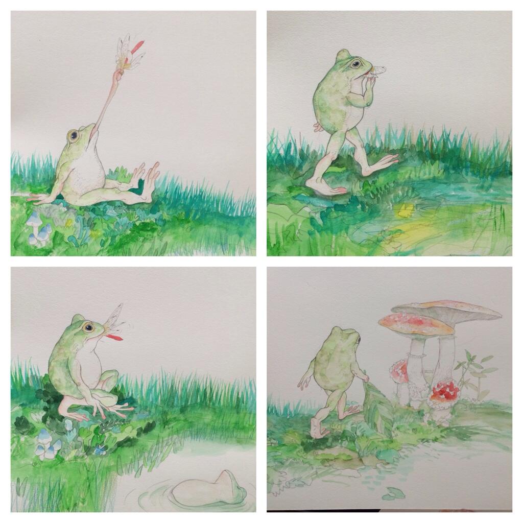 ヒグチユウコ　かえるのほん　にゃんこ ボリス文庫『かえるのほん』｜ヒグチユウコ Higuchi Yuko