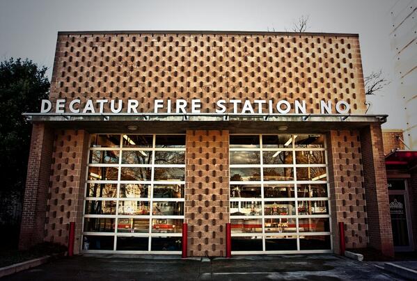 Oakhurst's tweet photo. Fire Station No. 2. #Decatur #Georgia #Oakhurst http://t.co/F0CiuqmLQr
