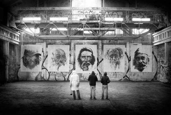 War_Kills's tweet photo. RT @BestArtToday The Artisme Collective, France, Portraits of Homeless People http://t.co/5dHAxBjZr7 http://t.co/8JrxjdDkzt