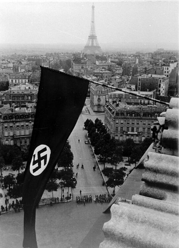 Check Out What Eiffel Tower Looked Like  in 1943 