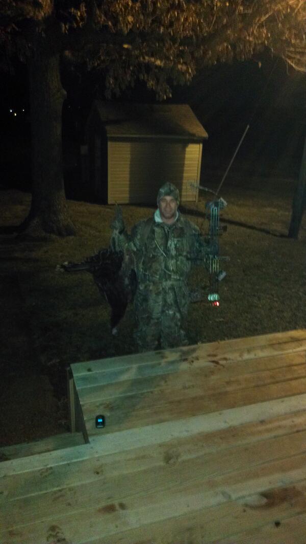 #dadsfirstbowkill#congrats