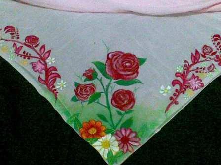 Tawallis's tweet photo. Kerudung lukis... http://t.co/UMno7GZszt