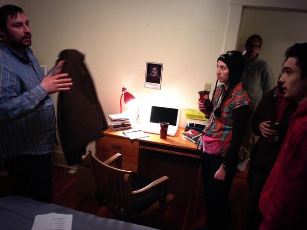 CAdelaideFilm's tweet image. Set dressing, DP consultations.