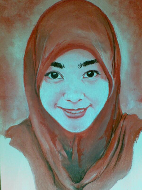 Tawallis's tweet photo. lukis wajah di kanvas buat kado bagus juga, ga mahal kok... http://t.co/1aUip90WHg
