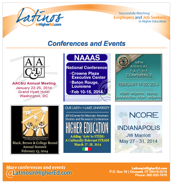 LatinosHigherEd's tweet image. Featured #Event #Highered #LatinoEdu #Latinoshighered @aacu @NCOREconference @BBCBSummit latinosinhighered.com/page/events#.U…