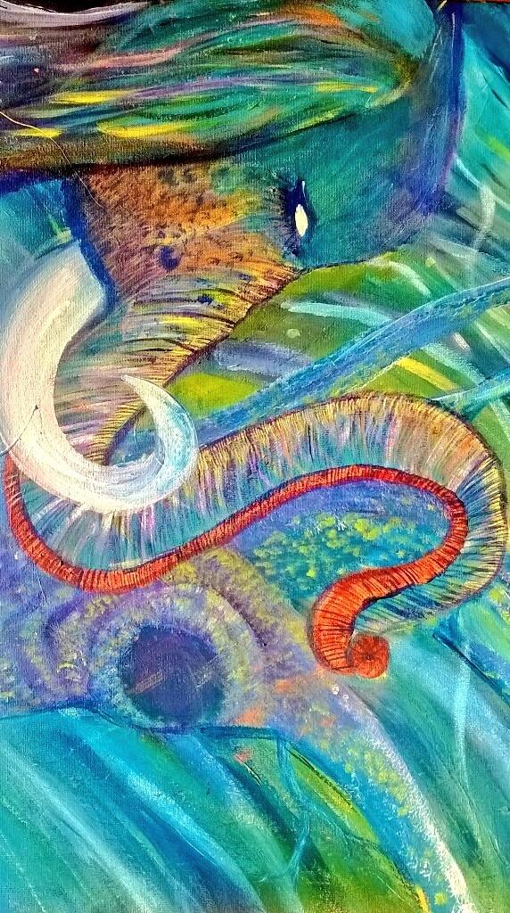 #elephant #art #acrylic #paint #trippy