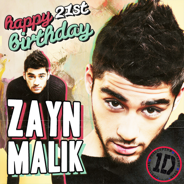 vanzismyname's tweet photo. HAPPY 21st BIRTHDAY to the HOTTEST MEMBER of 1D @zaynmalik We wish you all the blessings in the world. We love you! http://t.co/dp8uOfc72D
