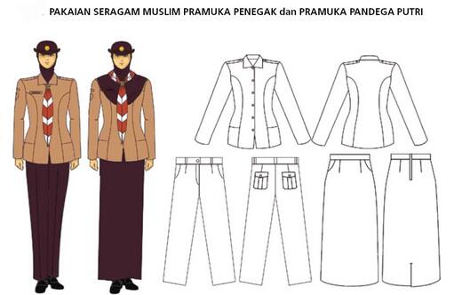 San On Twitter Desain  Baju Pramuka Penegak Muslim Http T