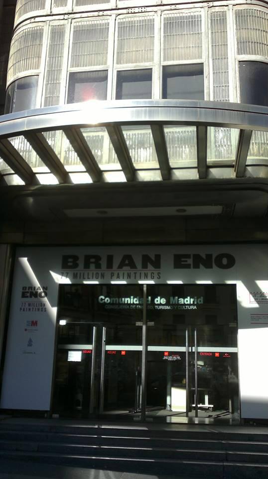 dark_shark's tweet photo. Sala Alcalá 31, Madrid: the venue for Brian Eno's 77 Million Paintings from December 27, 2013 until January 26, 2014 http://t.co/bCPMj4axGf