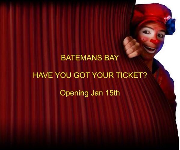Moscow_Circus's tweet photo. Opening soon in Batemans Bay. Got your ticket? #batemansbay #greatmoscowcircus http://t.co/dC9LJjUgab