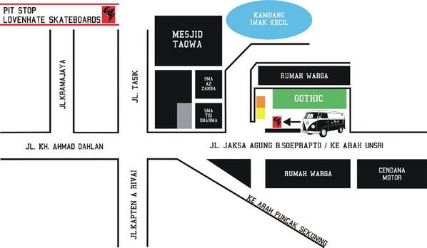 Our Pit Stop - Drive Thru
Lovenhate Skateboards