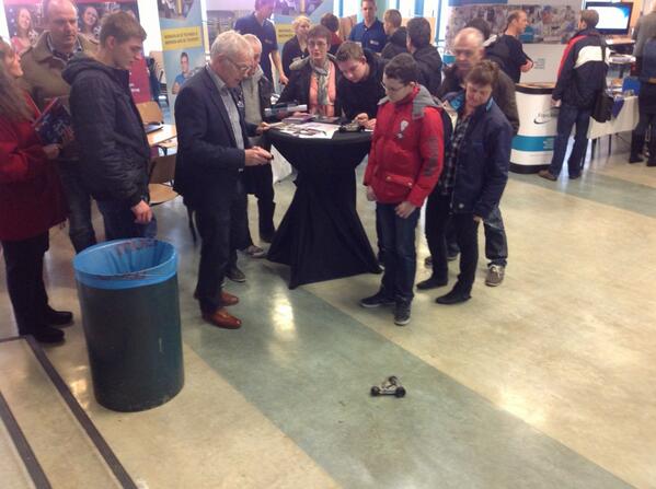 Opnieuw belangstelling voor de Ballcar en de Tech Events tijdens de open dag van Summa Techniek