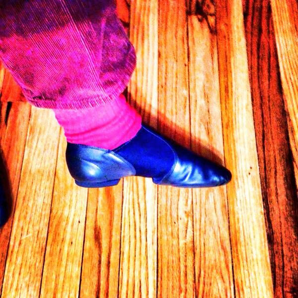 broadway_mike's tweet photo. I got my jazz shoes for "Fiddler on the Roof." http://t.co/Dk6IXhvVS9