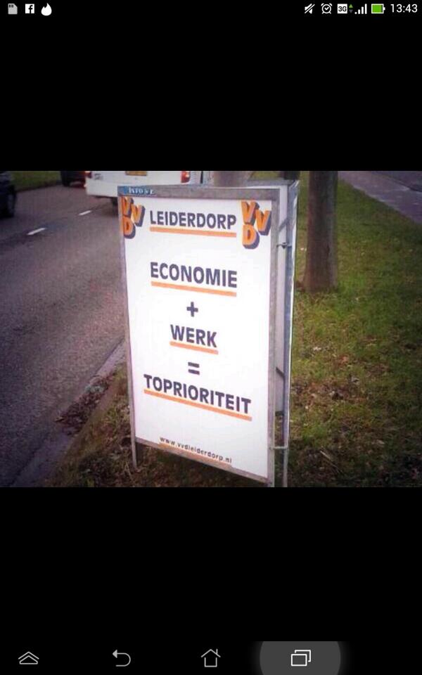 RPlasterk's tweet photo. Onderwijs is duidelijk geen rioriteit. 
(Via @jan_eerbeek, @WouterBooij).
http://t.co/inL1y7ii4i